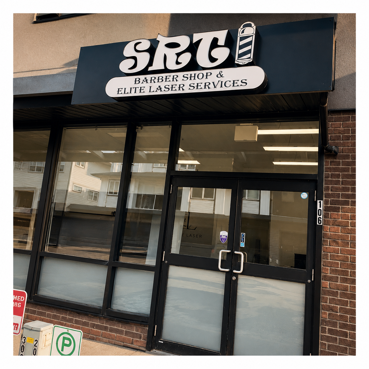 SRT Barbershop Willowgrove Square storefront